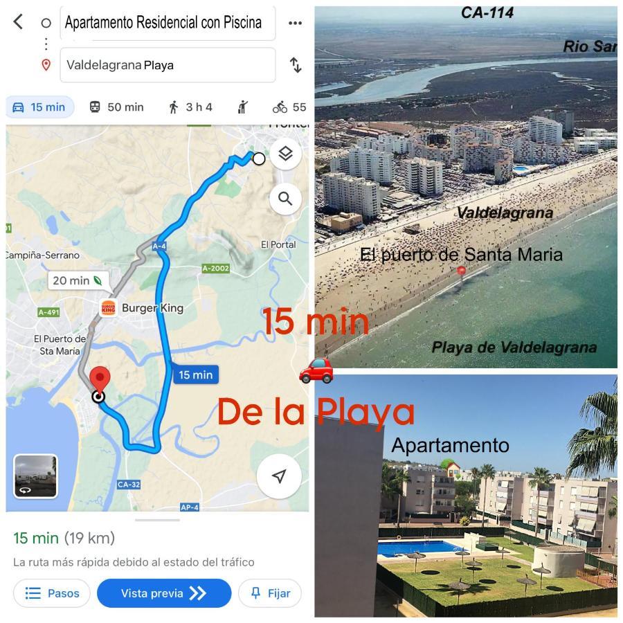 Apartamento Jerez Sur - Con Piscina Y Garaje Apartman Jerez de la Frontera Kültér fotó
